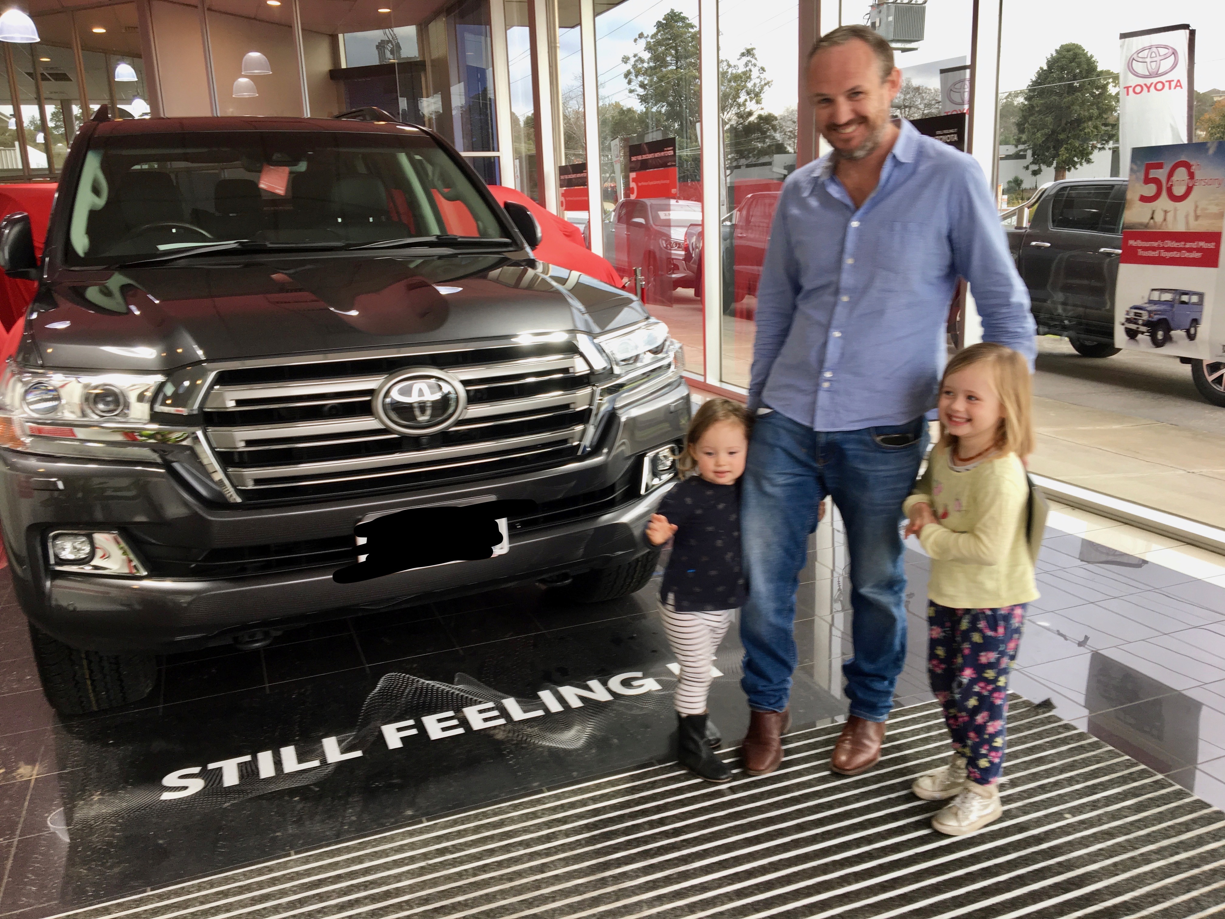 Toyota Land Cruiser Sahara - the day of pick up...